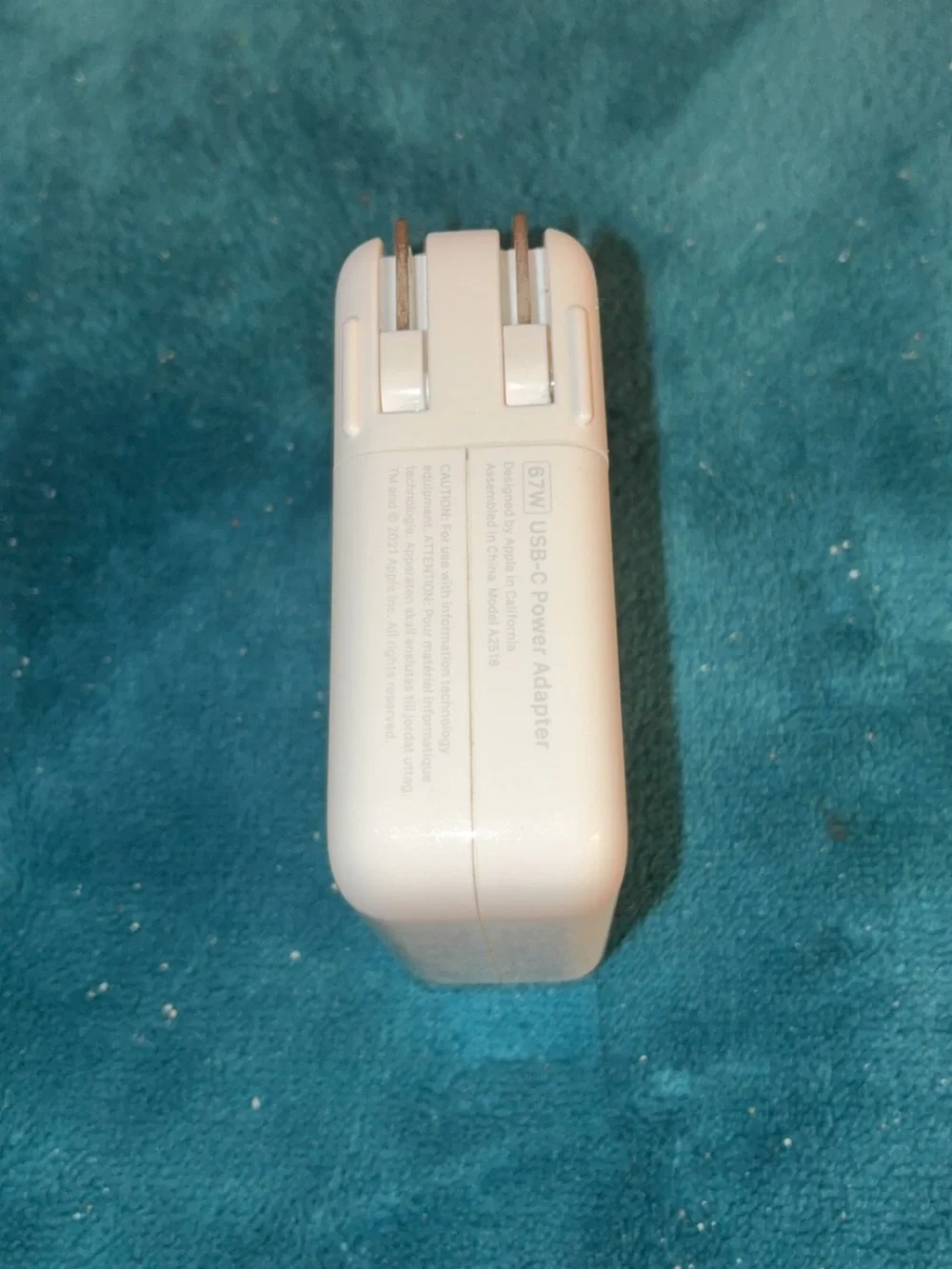 Apple 67W USB-C Power Adapter for MacBook Series - White